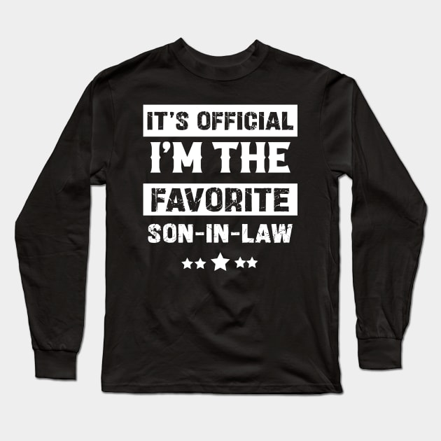 Favorite son-in-law from mother-in-law or father-in-law Long Sleeve T-Shirt by Sky at night